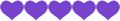 Five Purple Hearts