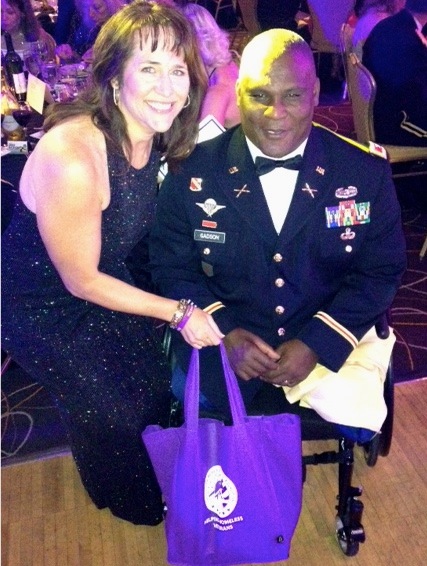 Deborah Snyder and COL Greg Gadson